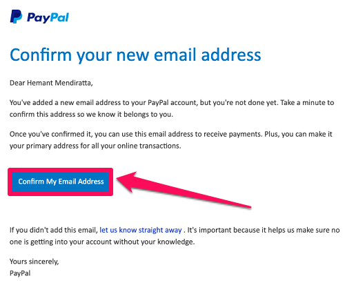 confirm-email-for-paypal