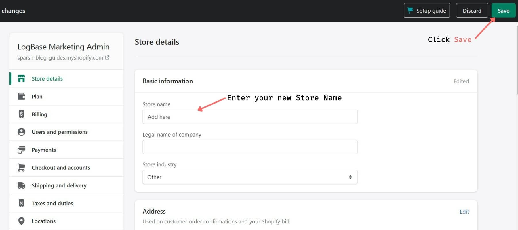 How-To-Change-The Shopify-Store-Name-Quickly-step-3